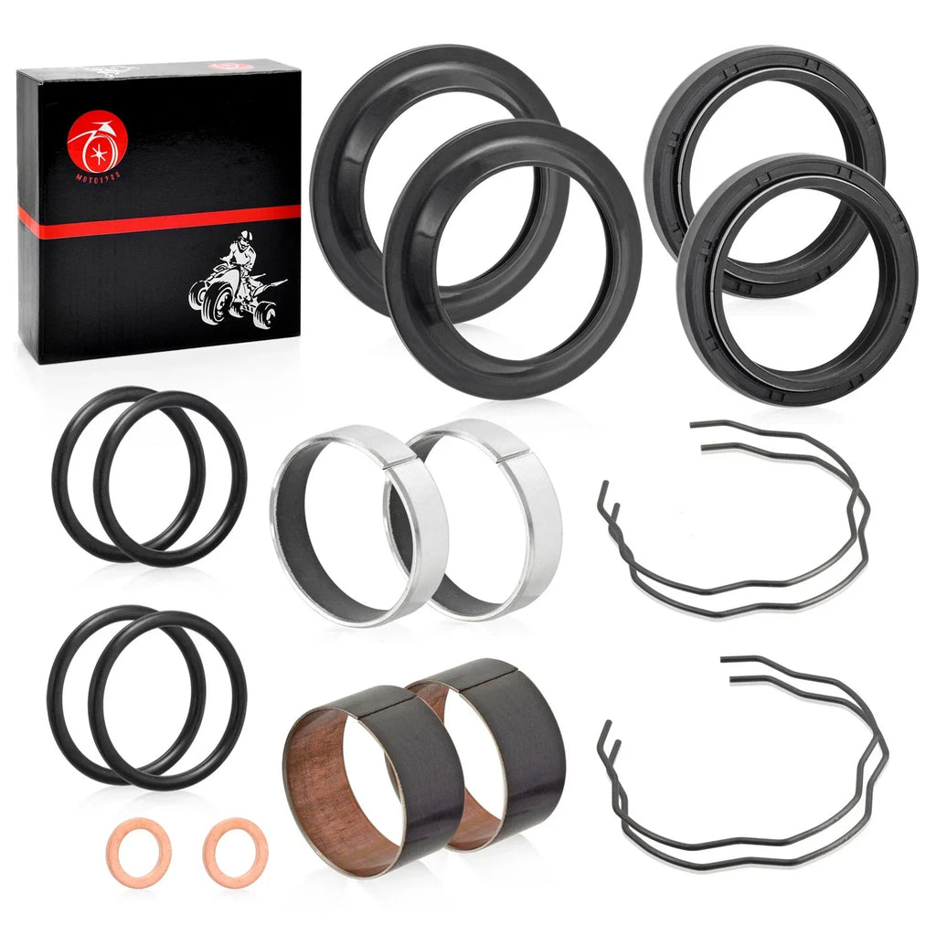 Fork Bushing Dust Oil Seal for Yamaha V-Star 650 XVS650 (1998–2016)