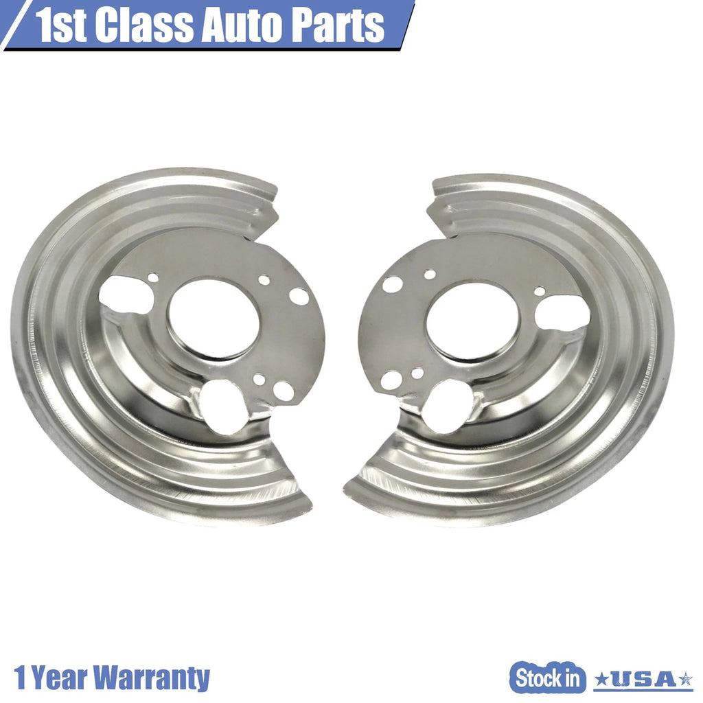 2X Dust Shields Backing Plates for Dodge Charger Challenger (1964–1972, 1976)
