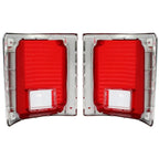 Left & Right Tail Light Lens for Chevrolet C10 C20 C30 Suburban Jimmy (1973-1991)