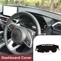 Dashboard Cover Mat for Toyota Raize (2013–2020) - Sun Protector Black Red