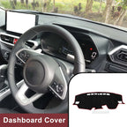 Dashboard Cover Mat for Toyota Raize (2013–2020) - Sun Protector Black Red