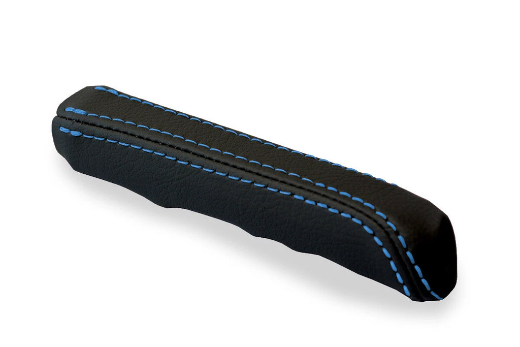 Leather E Brake Boot Cover for BMW E30 (1984–1991) Black Blue Stitch