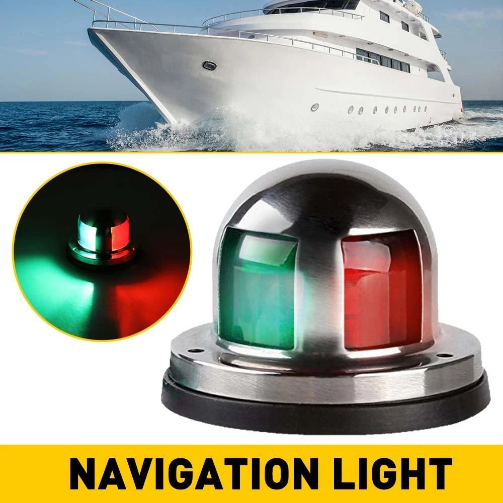 2X 16-SMD LED Bow Navigation Lights for Marine Boat Yacht Pontoon (12V)
