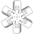 6 Blade Fan for Ford New Holland 2000-4100 (D0NN8600AA)