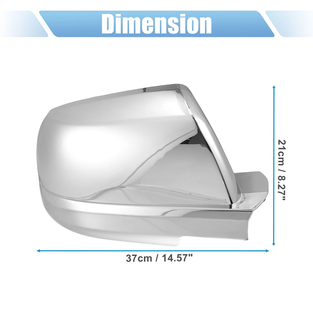 Set of 2 Chrome Plated Mirror Covers for Toyota Tundra (2014–2021) 731618519386