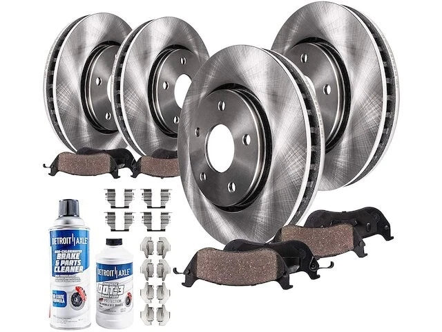 Set of 4 Brake Pads and Rotors for Mazda CX-7 (2007–2012) CF675FR