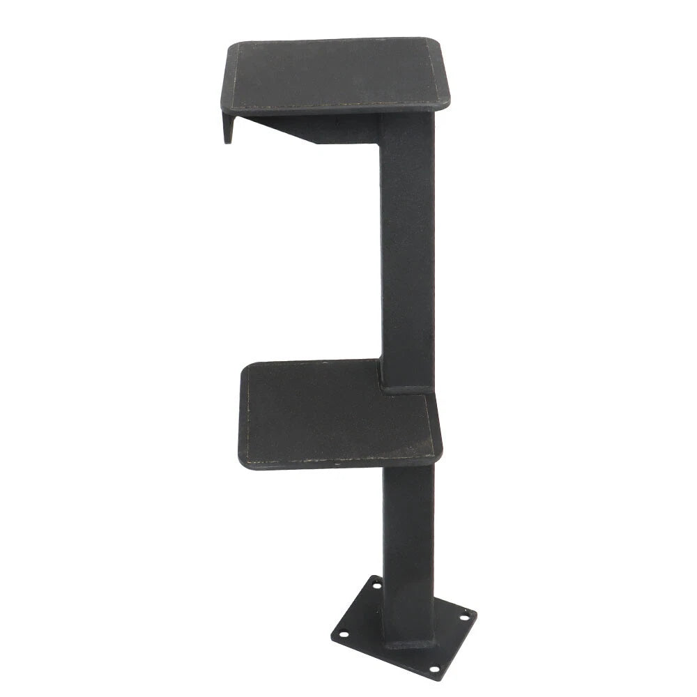 Dual Step Boat Trailer Steps with Handle for Tongue