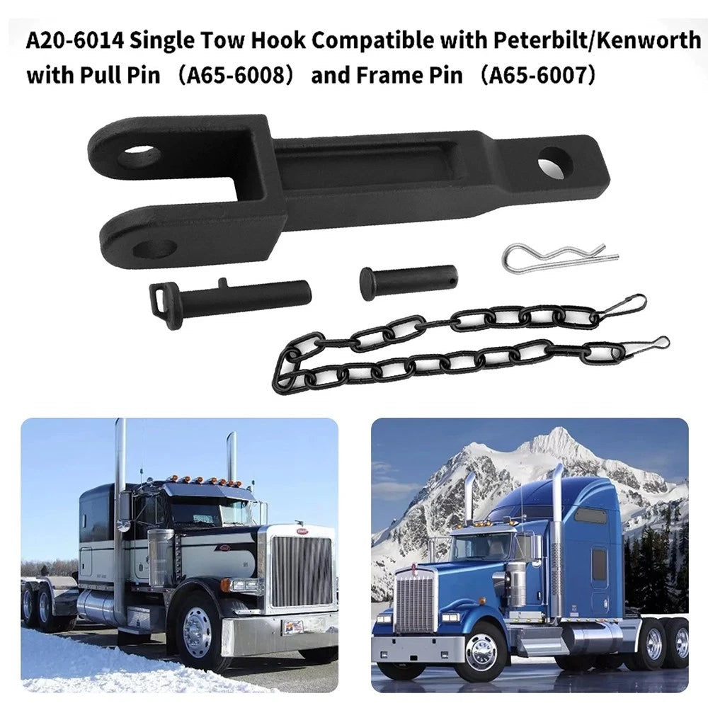 Set of 2 Tow Hooks for Peterbilt/Kenworth