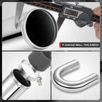 3" OD U-Bend Pipe for Intercooler (180 Degrees, 9-Gauge Aluminum)