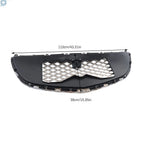 Front Bumper Upper Grill for Genesis GV70 (2022–2023) Black & Chrome, W/Camera Hole