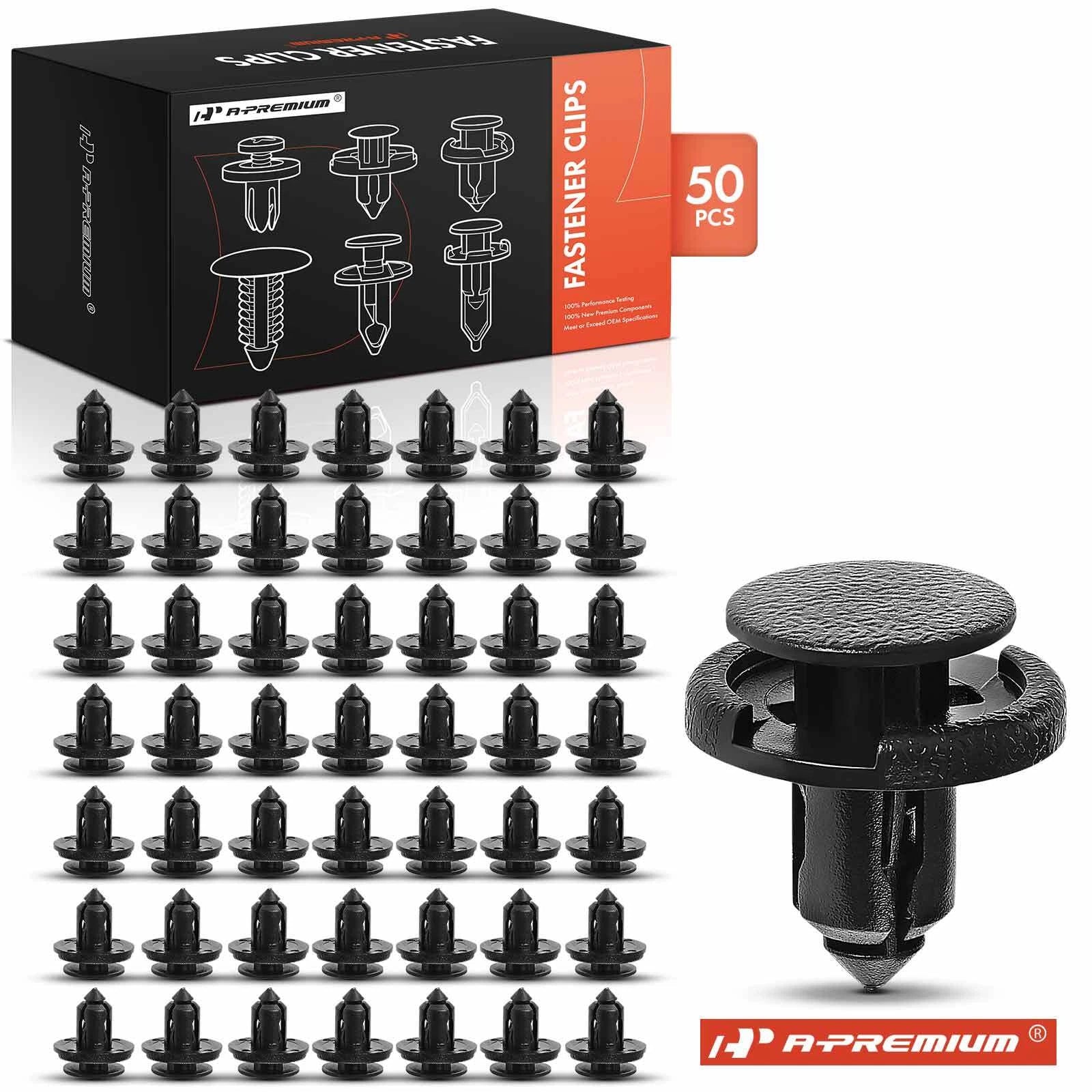 Set of 50 Bumper Engine Cover Wheel Well Liner Clips for Tesla Nissan