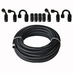 Braided Fuel Hose Line Kit for Universal Applications (20FT)