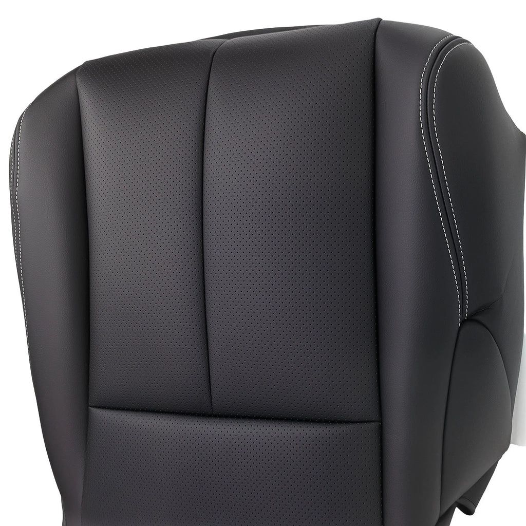 Black Driver Bottom Seat Cover for Nissan Murano (2015–2023) Leather