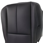 Black Driver Bottom Seat Cover for Nissan Murano (2015–2023) Leather