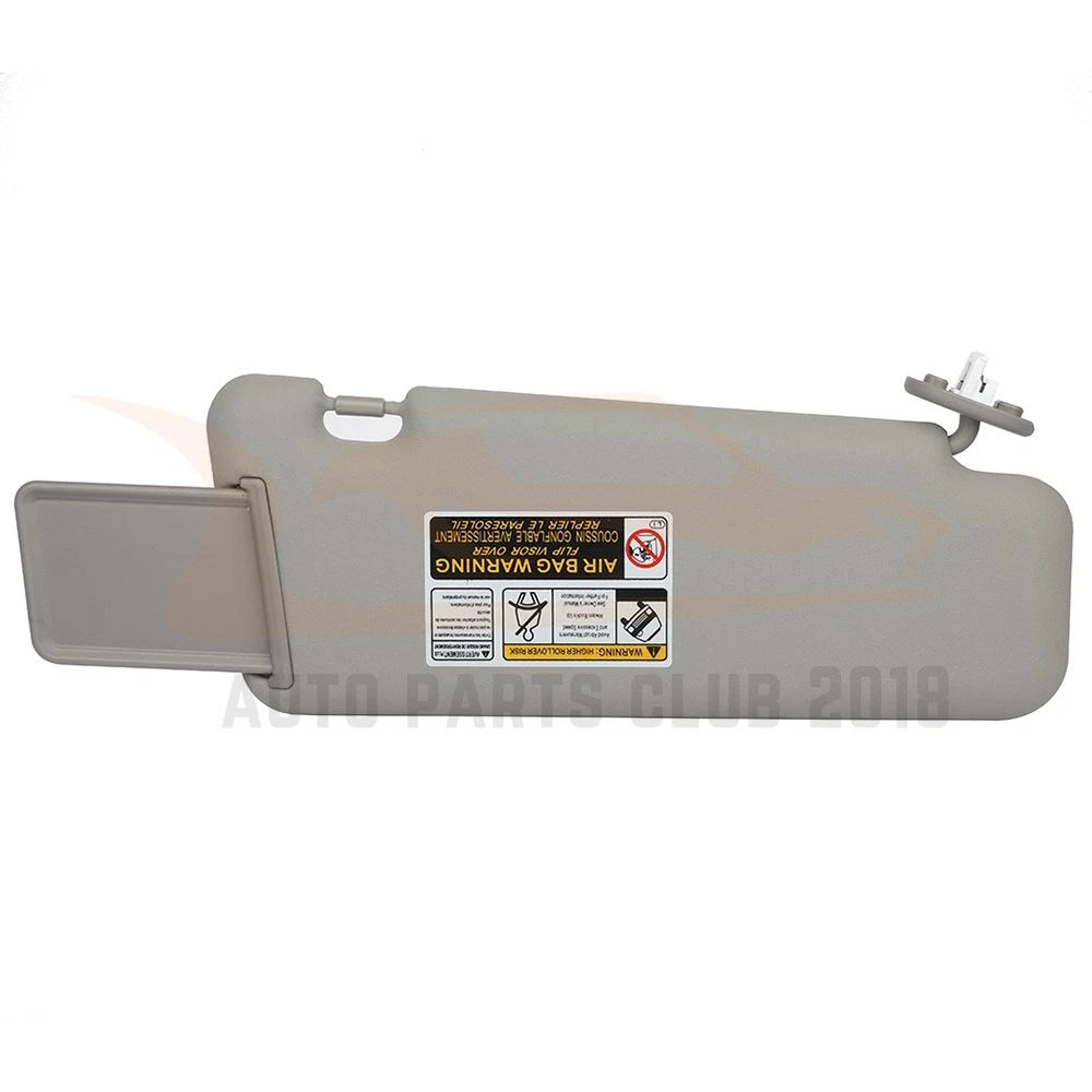 Left Driver Side Sun Visor for Toyota Highlander (2008-2013)