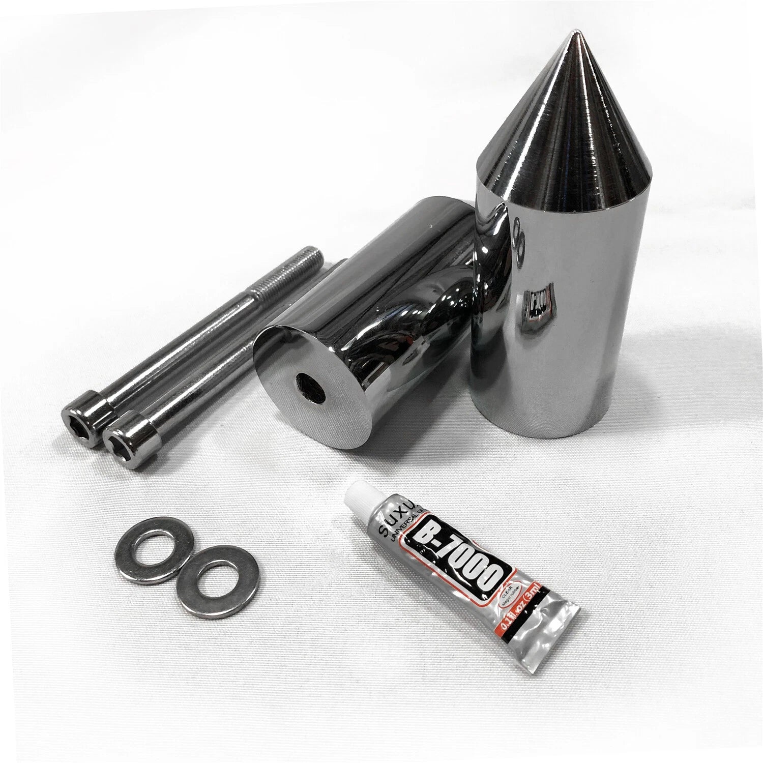 Chrome Spike Frame Sliders for Honda CBR 600 (1991–1998)
