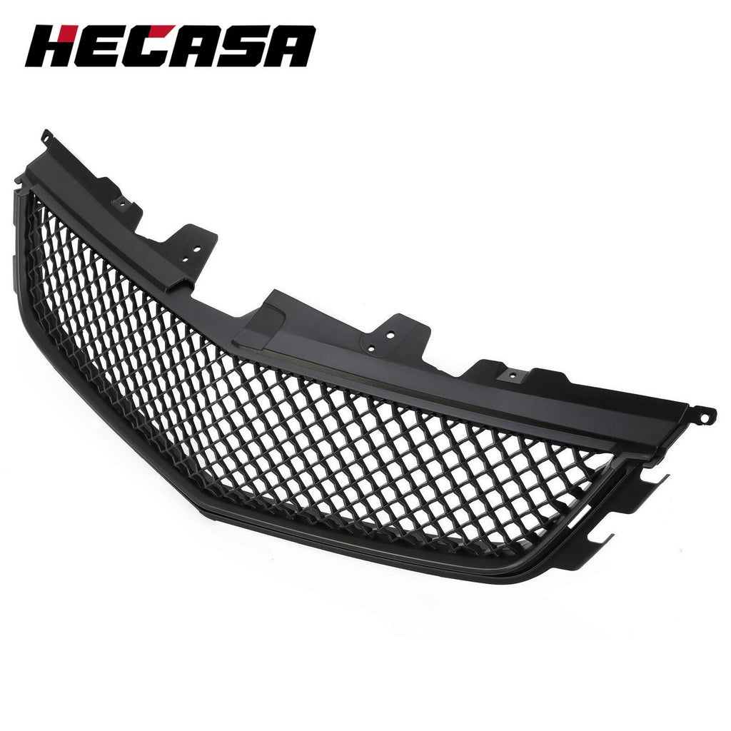 Front Bumper Upper Grille Mesh Grill for Cadillac CTS-V (2008–2014) - Black ABS