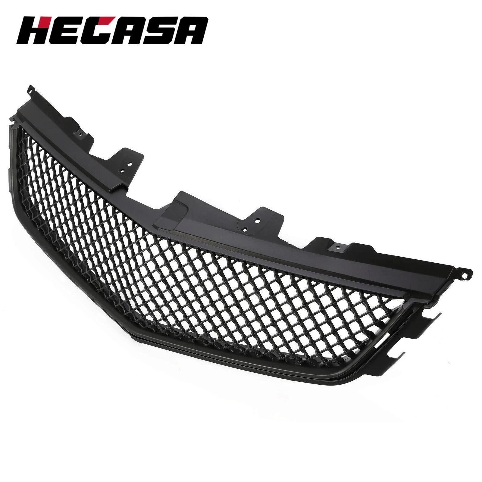 Front Bumper Upper Grille Mesh Grill for Cadillac CTS-V (2008–2014) - Black ABS
