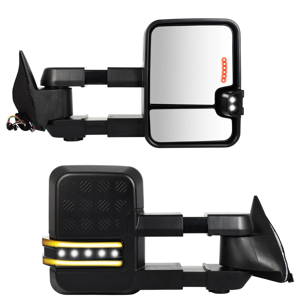 Power Heated Arrow Signal Towing Mirror for Chevrolet C/K Pickup Suburban (1988–1998)