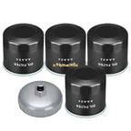 4 Pack Oil Filter & Wrench for Kawasaki (49065-7010, 49065-2071, 49065-0724)