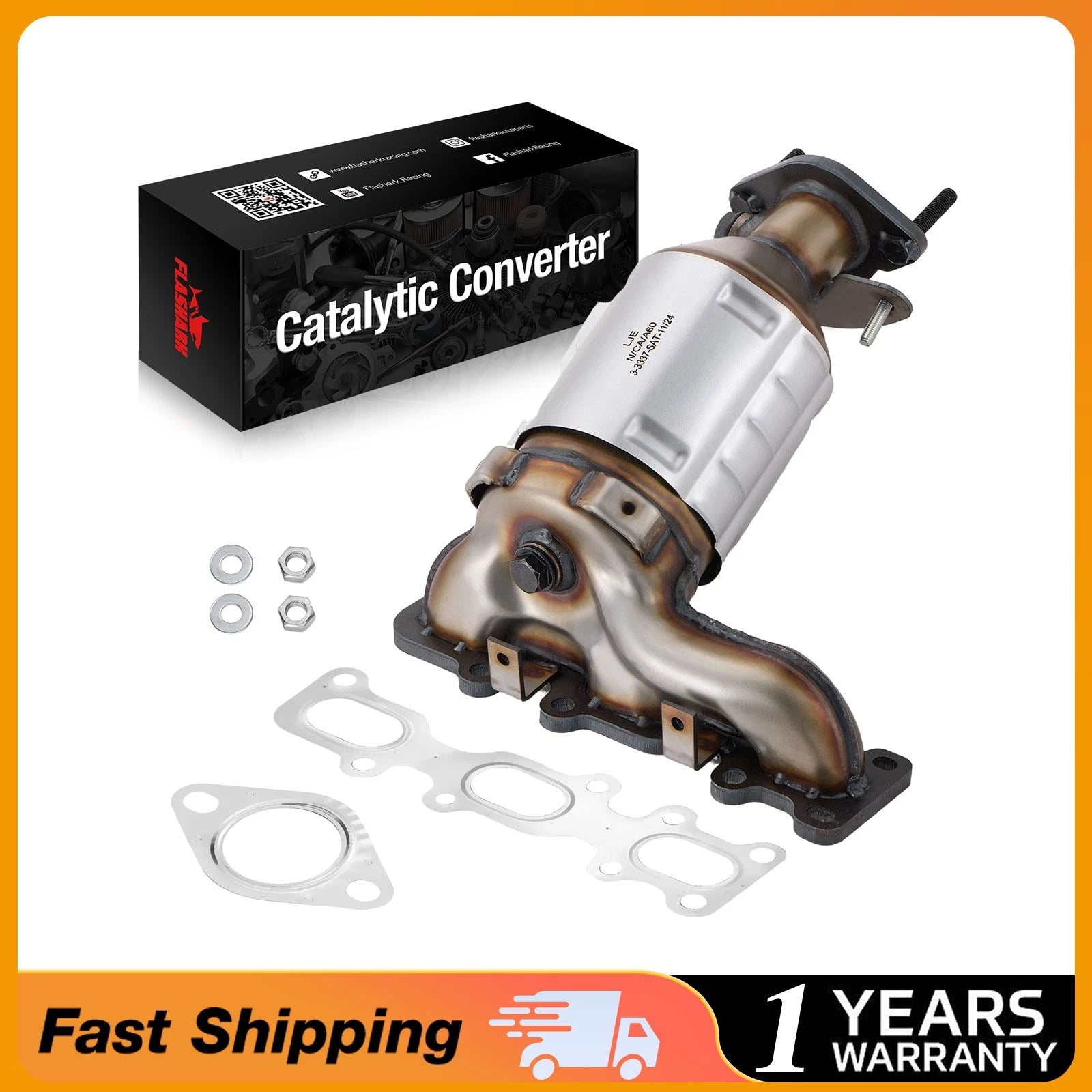 Front Bank 2 Catalytic Converter for Ford Escape/Mazda Tribute (2001–2007)