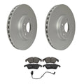 Brake Pads & Rotors Kit for Audi A4 A5 Quattro Q5 (2010–2019) - Hella, Bosch
