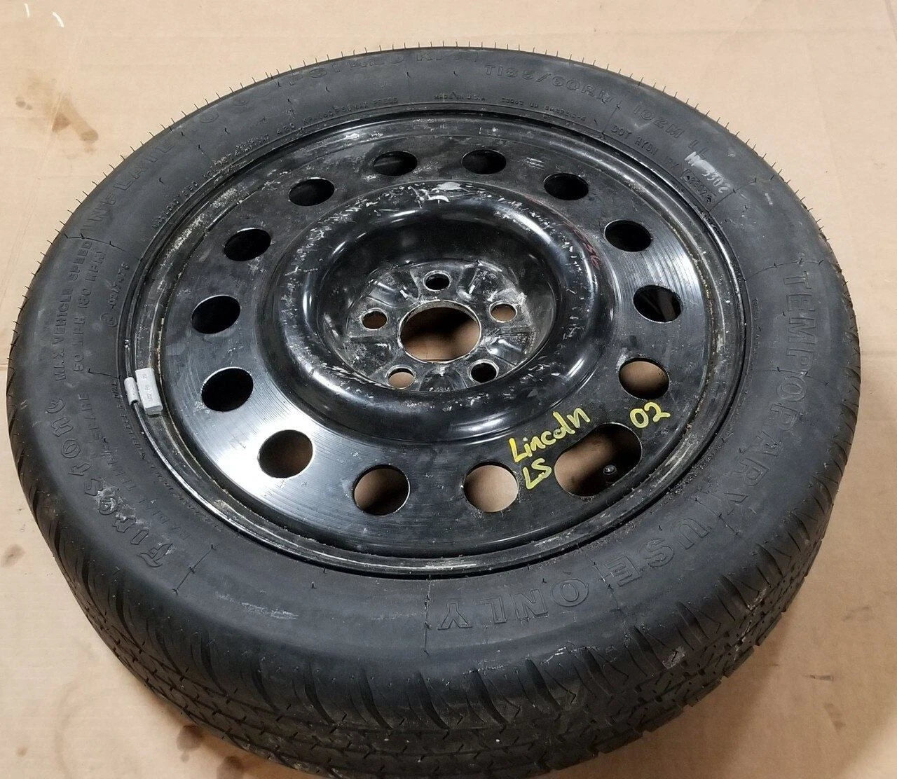 17" Aluminum Spare Wheel T185/60 for Lincoln LS Thunderbird (2000–2006)