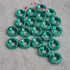 20 pcs Green Billet Aluminum Fender Washer for Universal Fit
