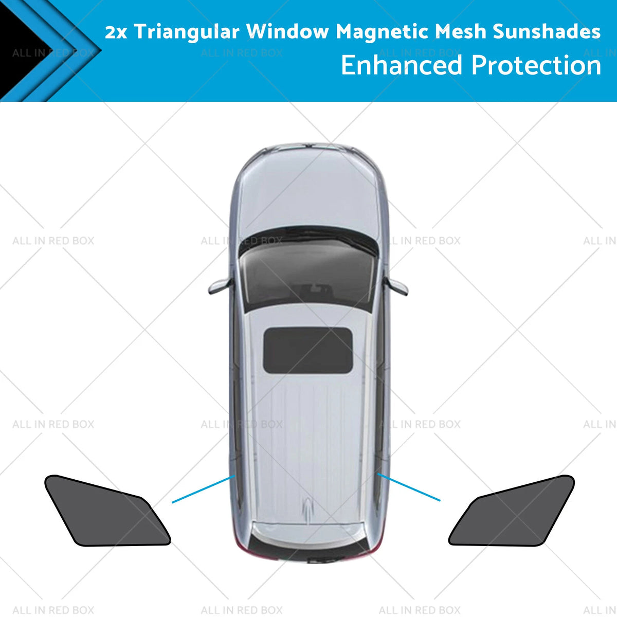 2X Magnetic Mesh Sunshades for Kia Sportage (2021–2024)