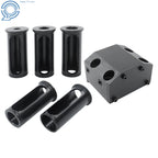 CNC Lathe Turret Tool Block BOT20 1-1/2" with 5 Reduction Sleeves
