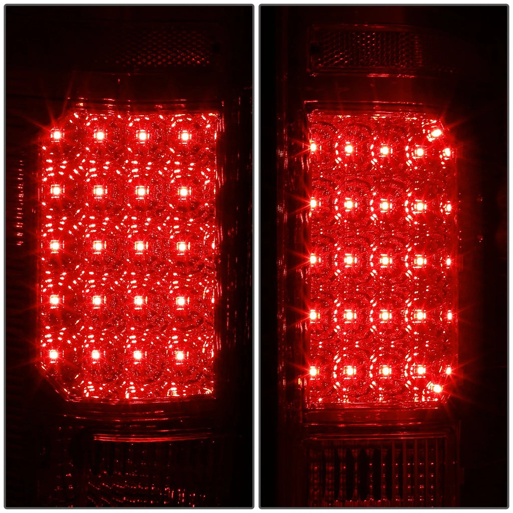 Set of 2 Full LED Tail Brake Light Lamps for Chevy Silverado 1500 2500 (2007–2014)