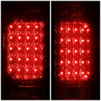 Set of 2 Full LED Tail Brake Light Lamps for Chevy Silverado 1500 2500 (2007–2014)