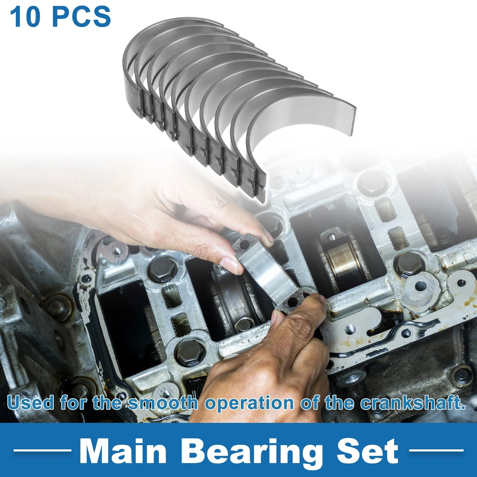 Main Bearing Set No.1170135030 for Toyota Hiace (1980–1995)