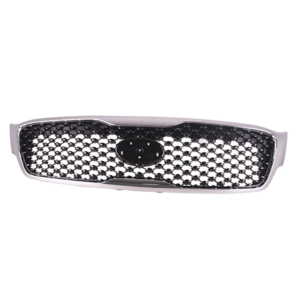 Replacement Front Grille with Gray Chrome for Kia Sorento (2016–2018)