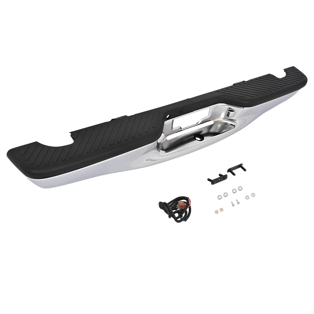 Chrome Rear Step Bumper for Ford F150 (1997–2004 Flareside)