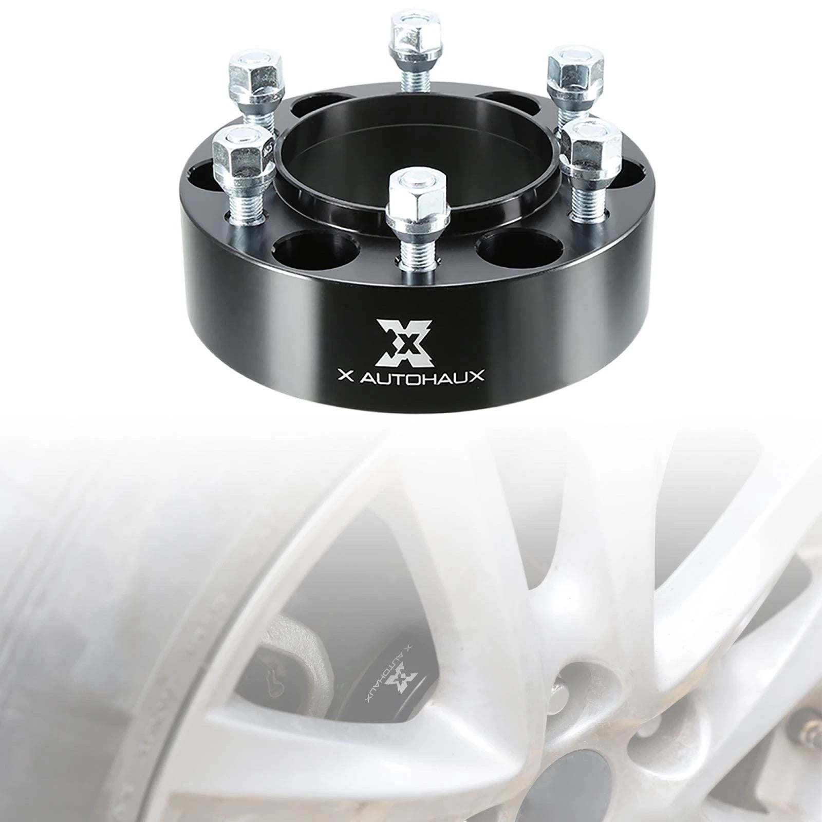 Set of 4 Wheel Spacers Adapters for 6 Lug Vehicles (M12x1.5, 6x5.5")