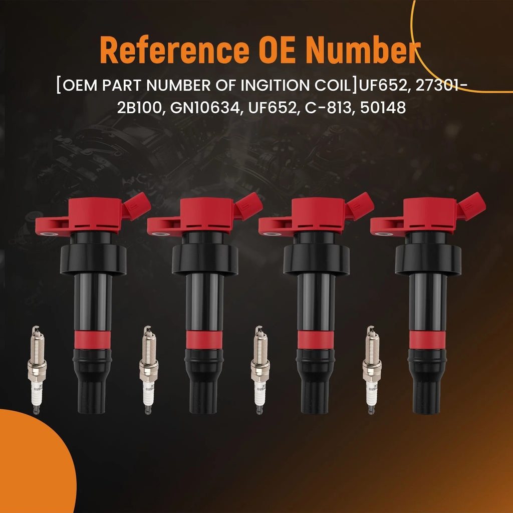 Ignition Coils & Iridium Spark Plugs for Hyundai Accent/Veloster (2012–2019)