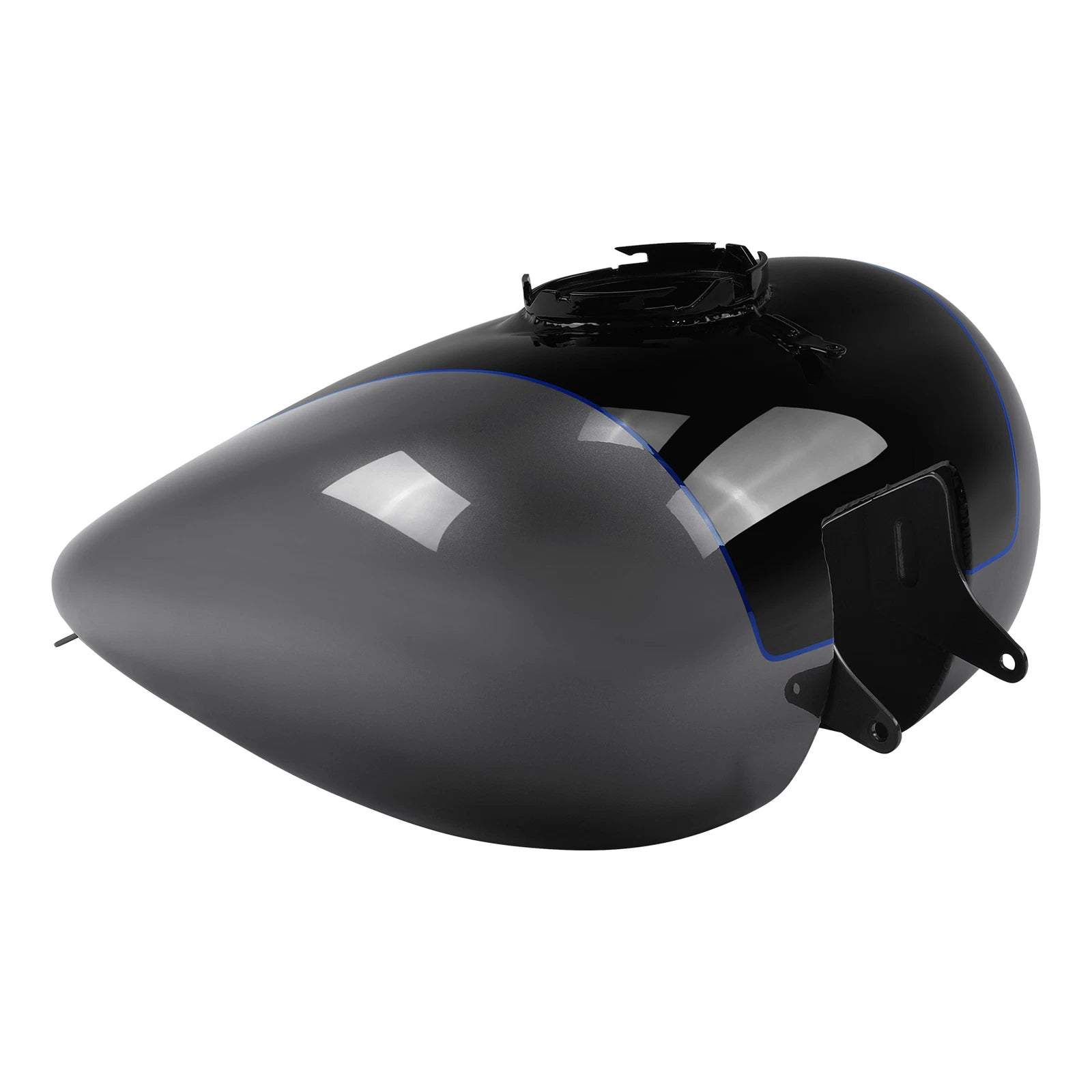 Fuel Gas Tank for Harley Touring (2008–2024) Gauntlet Gray Metallic/Vivid Black