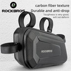 1.5L Hard Shell Side Storage Bags for Motorcycle - Left & Right - Black