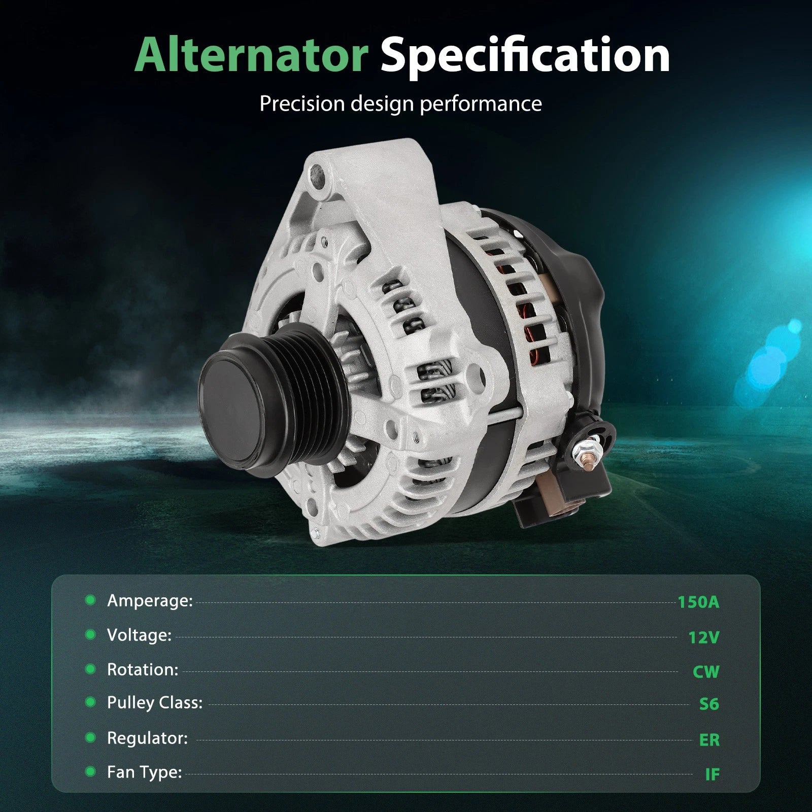 150A Alternator for Chevrolet Silverado 2500 3500 HD (2015–2019)