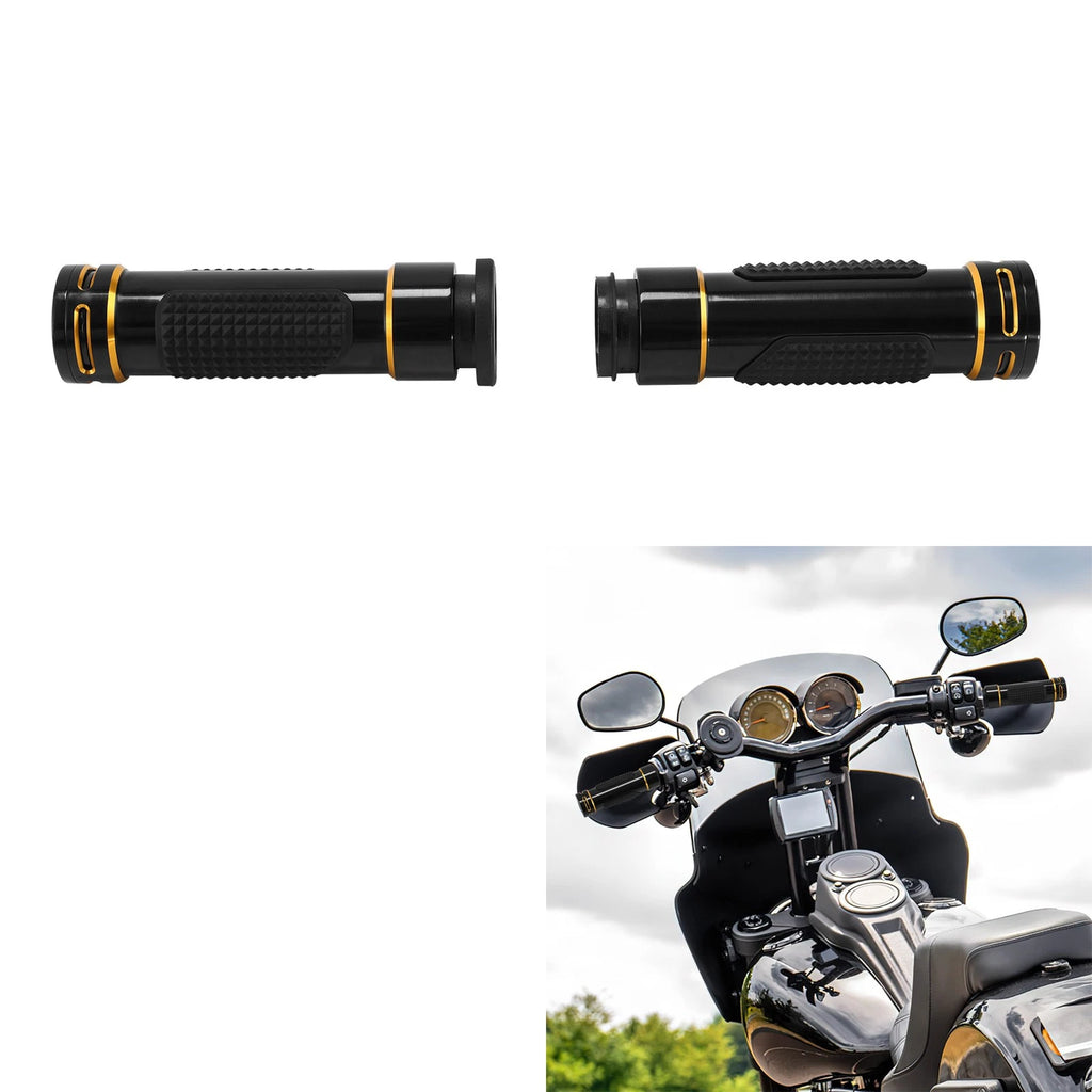 1" Handlebar Grip Electronic Throttle for Harley Touring Glide (2008–2024) Softail (2016–2024)