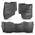3X Floor Mats Liners Kit for Dodge Ram 1500 Crew Cab (2019–2024)