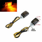 Set of 4 6mm LED Micro Mini Turn Signal Indicators for Motorcycle