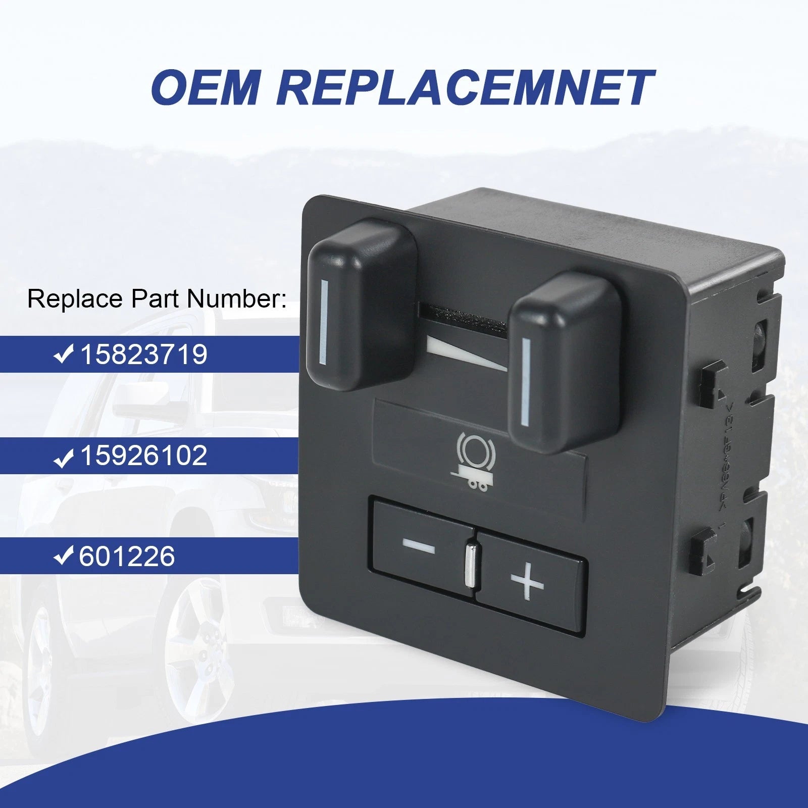 Trailer Brake Controller for Chevrolet Silverado 1500 2500 HD 3500 HD (2007–2014)