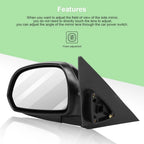 Left Side Power Heated Mirror for Hyundai Elantra (2001–2006)