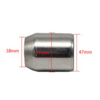 2" to 1.5" Stainless Steel Weldable Exhaust Pipe Reducer Adapter for Car