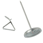 2X Heat-resistant Thermometer for Kitchen Tools (Stainless Steel)