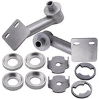 2X Rear Cradle Bushing Lockout Kit for Ford Mustang (2015–2020) Aluminum