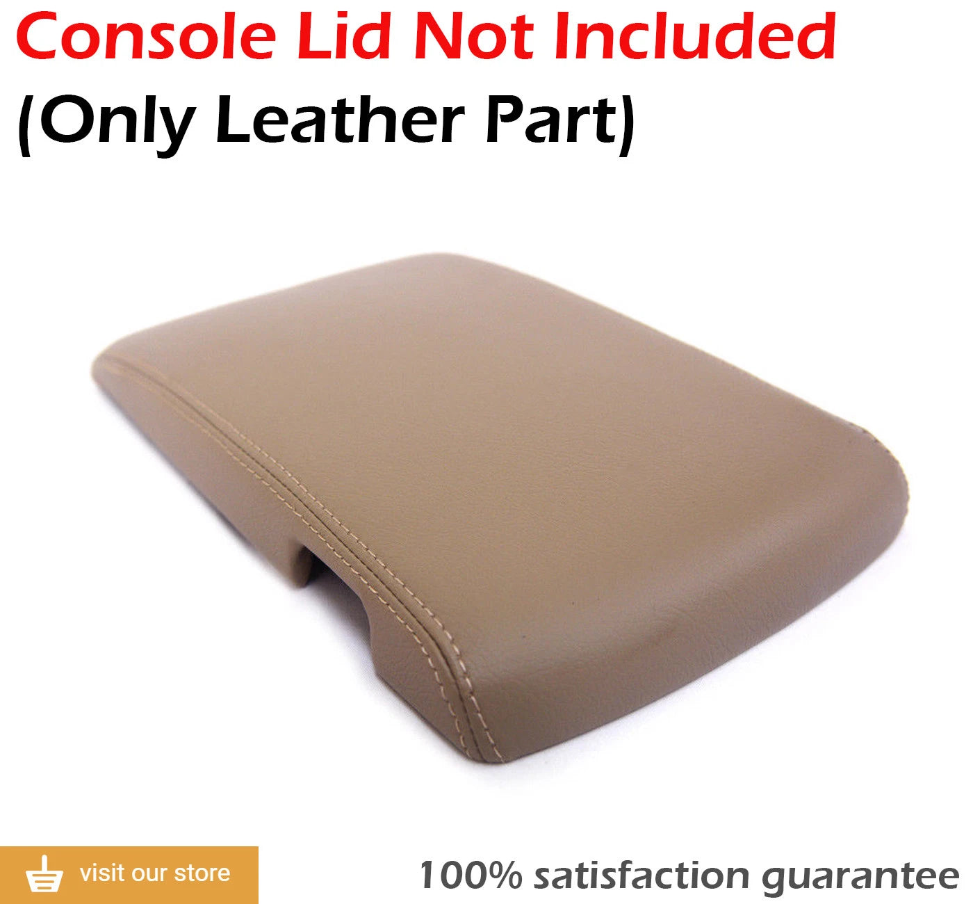 Center Console Armrest Cover for Infiniti Q45 (1997–2001) Beige Leather