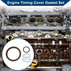 Engine Timing Cover Gasket Set JV5151 for Kia Amanti (2006–2016)
